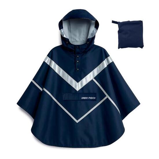 T'nB - Poncho de pluie Reflecto City Taille L, bleu