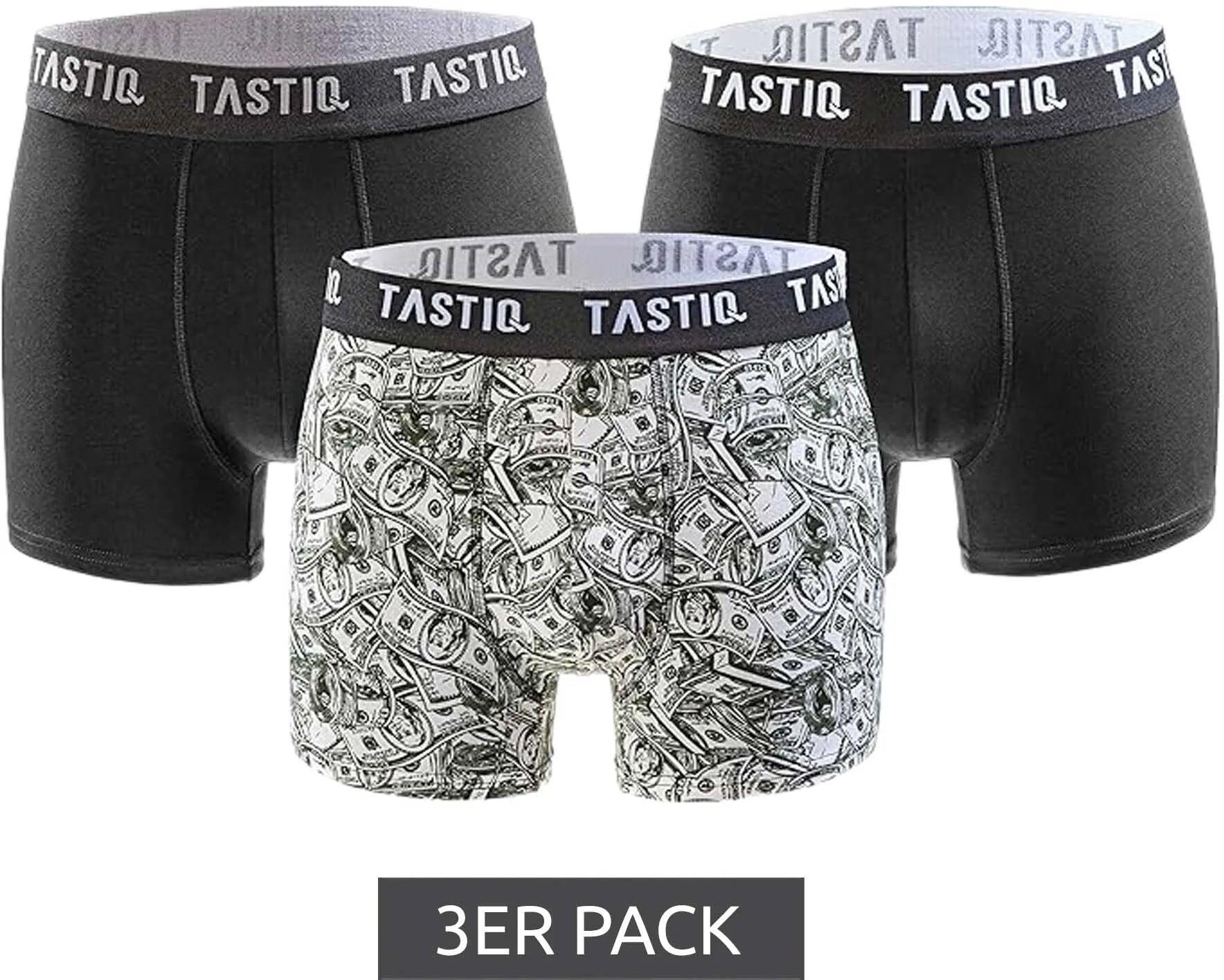 Boxers homme Tastiq 3-pack coffret cadeau noir 4/5