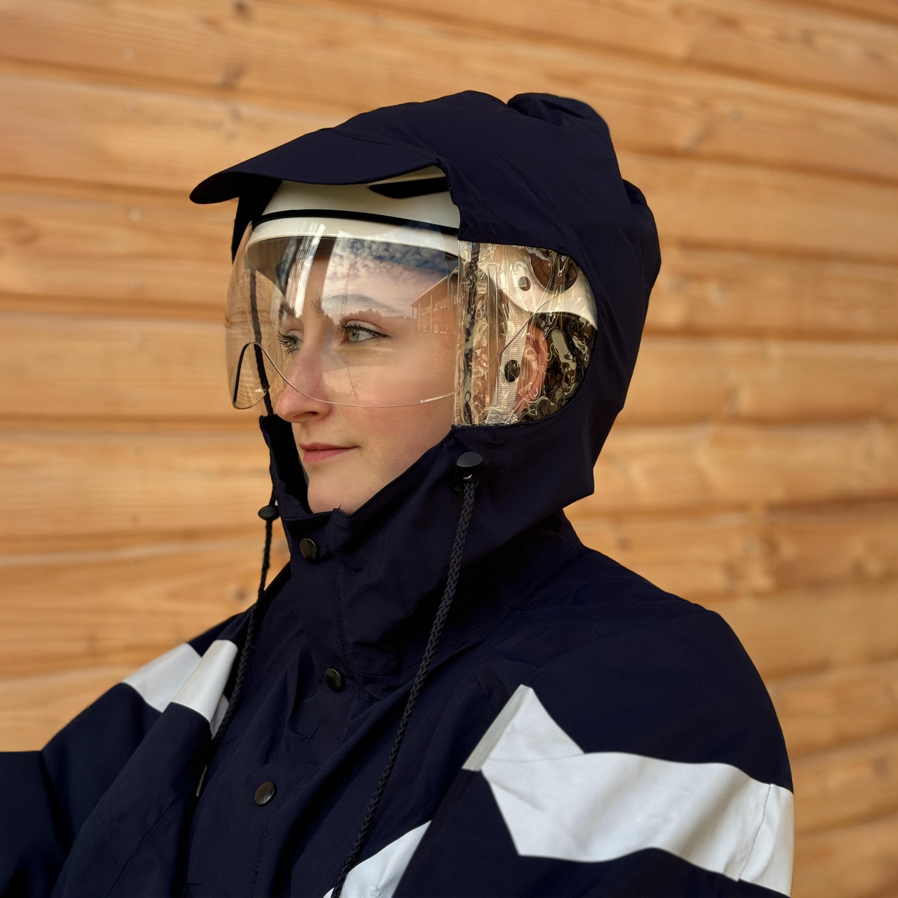 T'nB - Poncho de pluie Reflecto City Taille L,  bleu 5/6