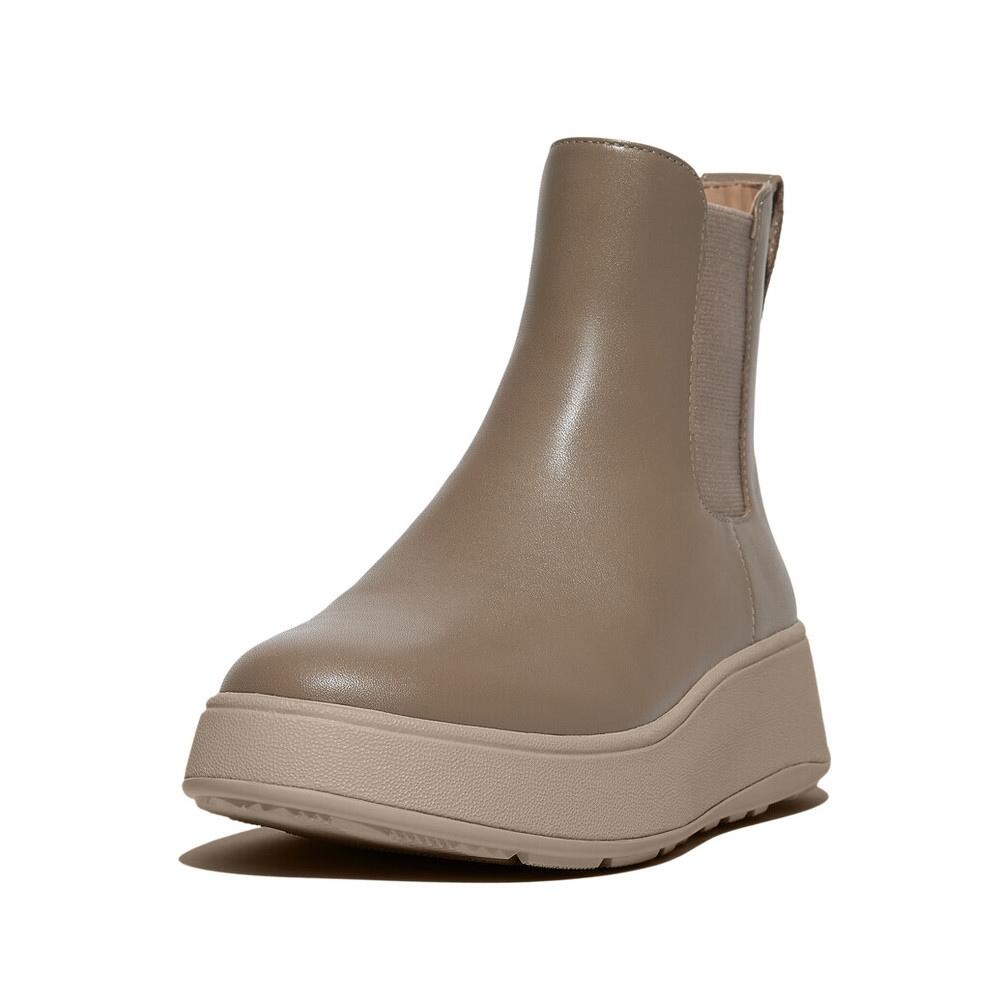 FITFLOP FitFlop F-Mode Leather Flatform Chelsea Boots  GRIJZE 37 3/5