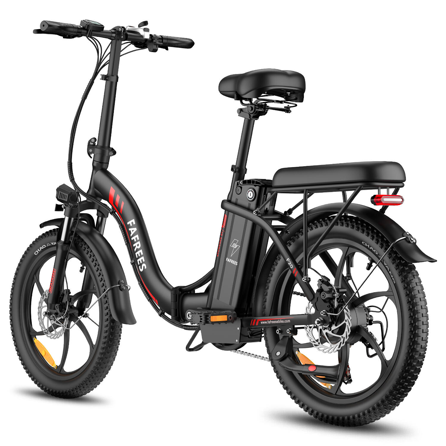 F20 Bicicleta Eléctrica 36V 18Ah Batería Bicicleta Eléctrica Plegable 3/6