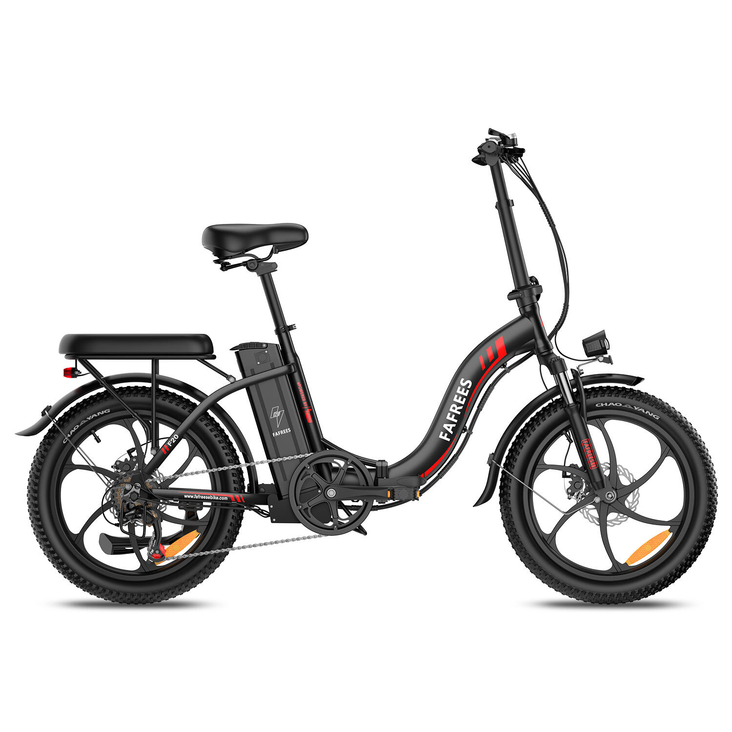 F20 Bicicleta Eléctrica 36V 18Ah Batería Bicicleta Eléctrica Plegable 6/6