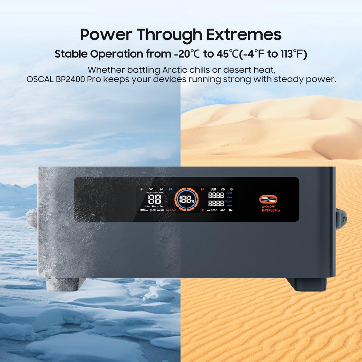 OSCAL BP2400 Pro batteria extra per PowerMax2400 Pro, non autonomo 6/7