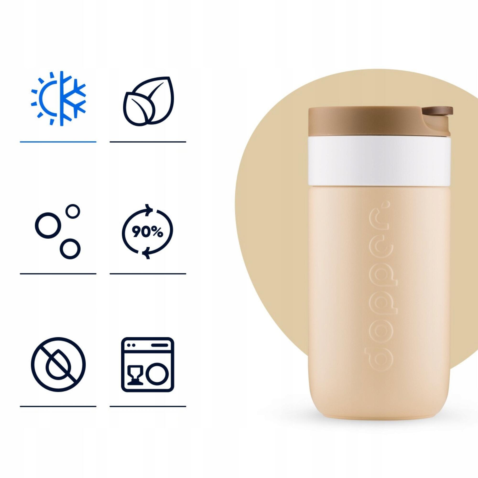 Kubek termiczny Dopper Travel Mug ciepłe zimne gazowane napoje 6/7