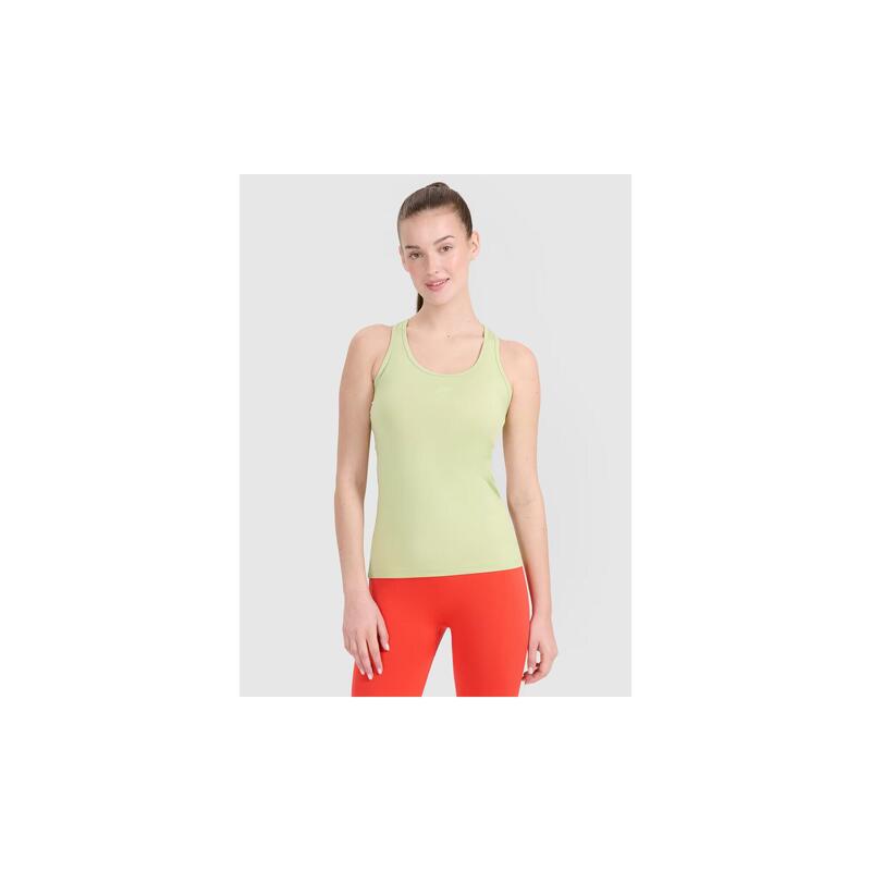 Top treningowy slim szybkoschnący damski 4F 4FRSS25TFSLF414