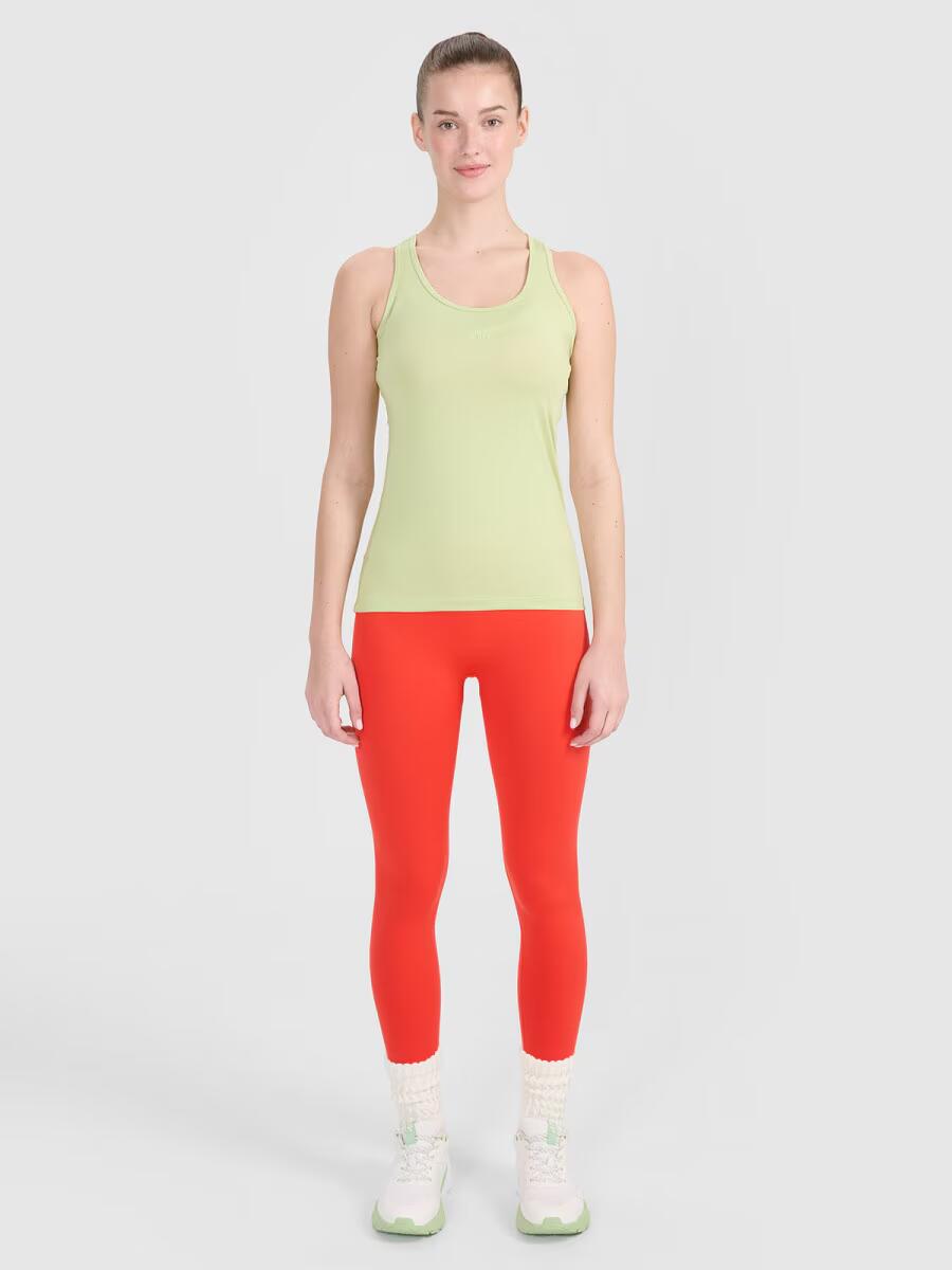 Top treningowy slim szybkoschnący damski 4F 4FRSS25TFSLF414 4/6