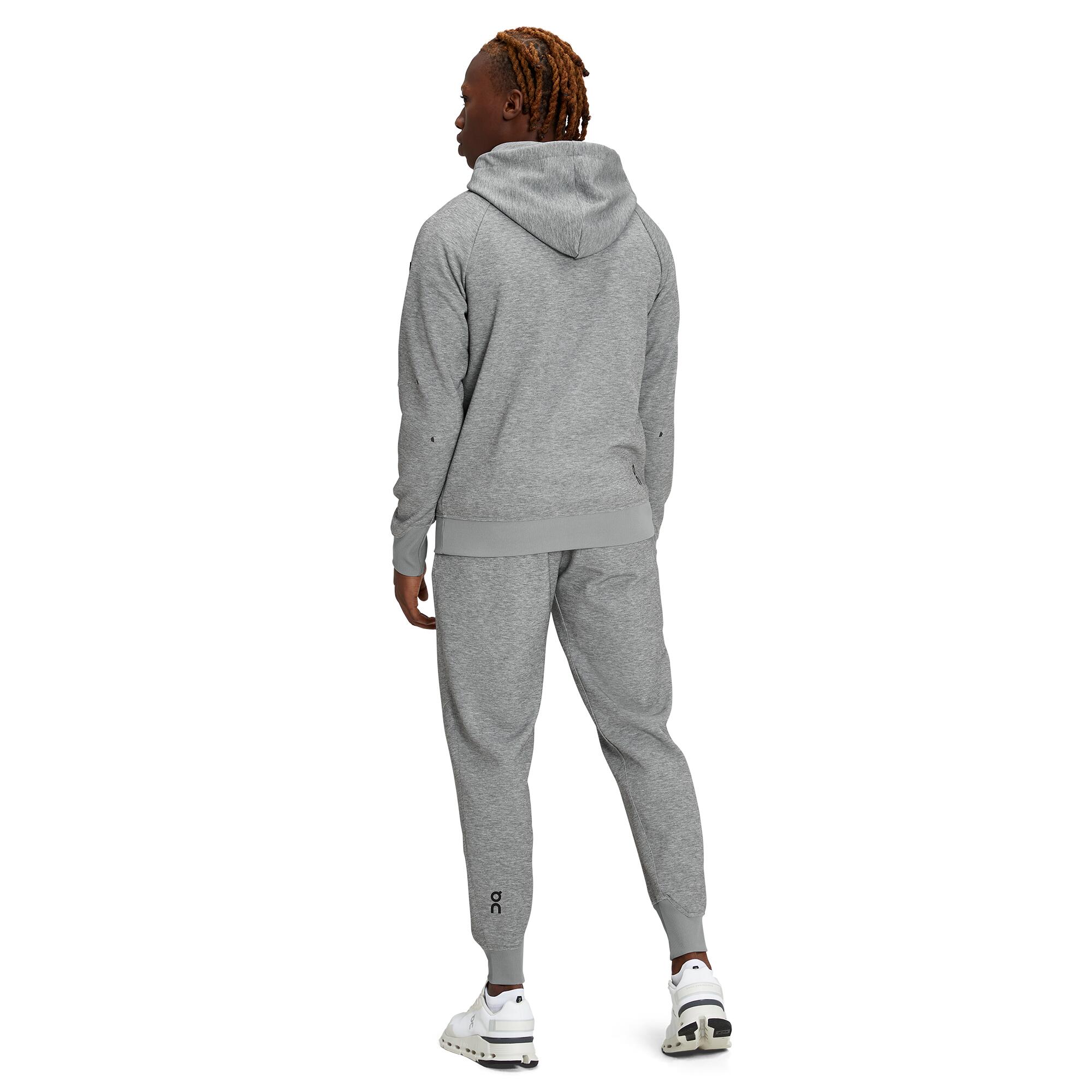 -RUNNING HOODIE GREY MAN 2/6