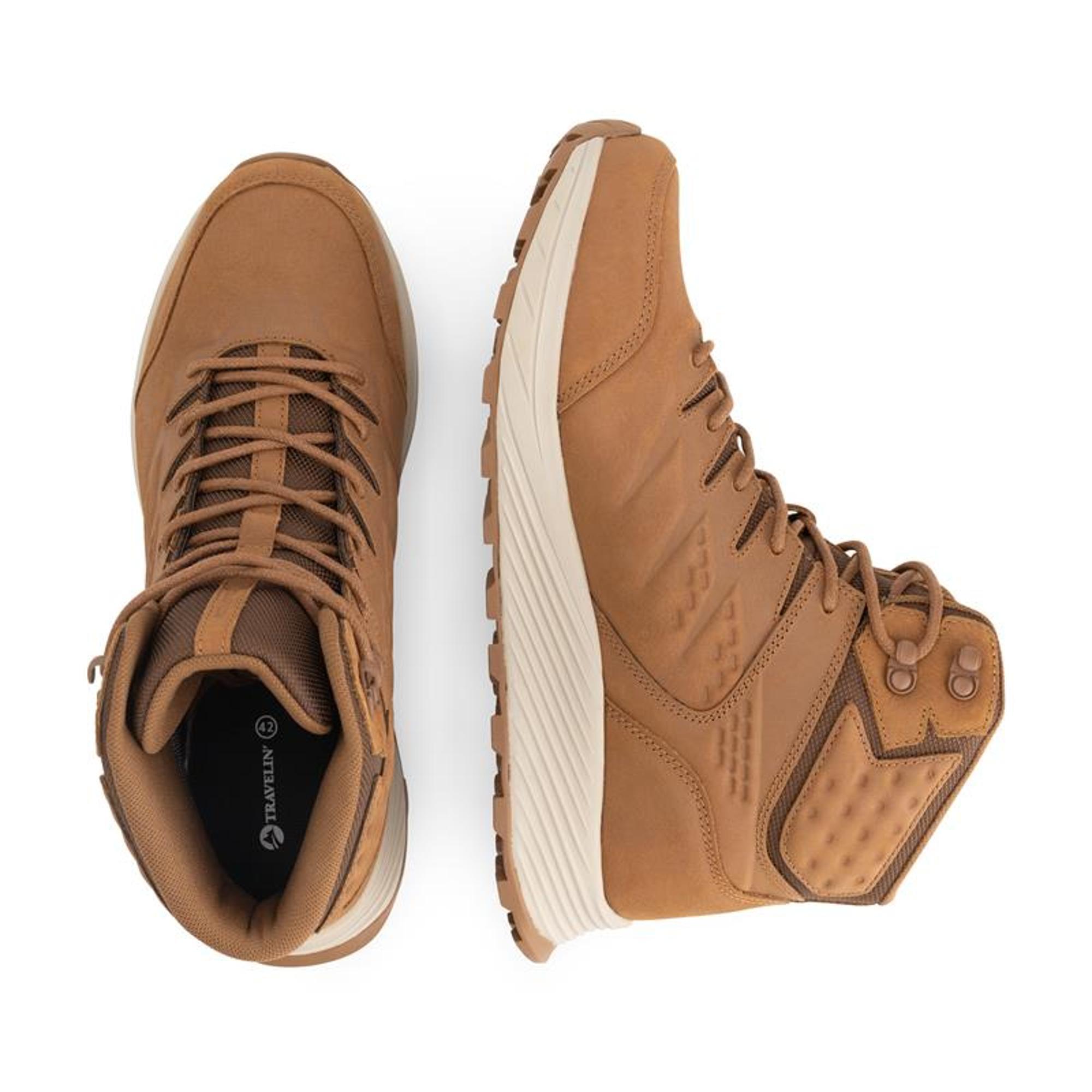 Hirtshals Uomo - Scarpe da trekking medie - Impermeabile - Cognac 4/5