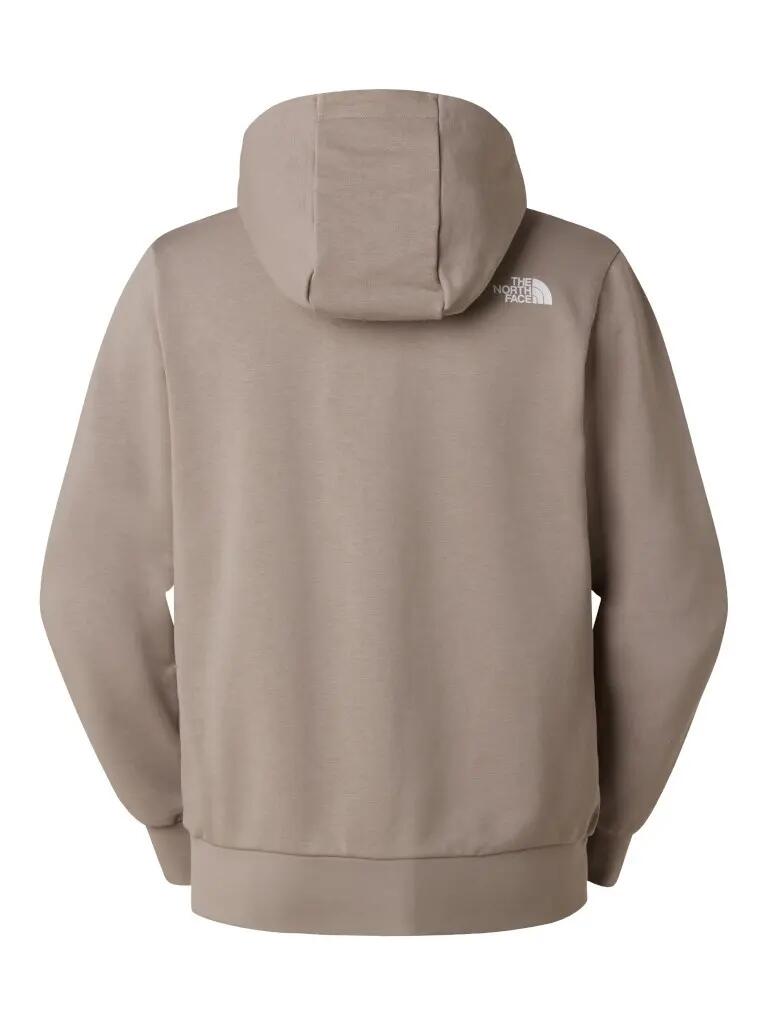 the north face uomo felpa nf0a8gq7 2mb1 m simple dome light regular fu stone 3/5