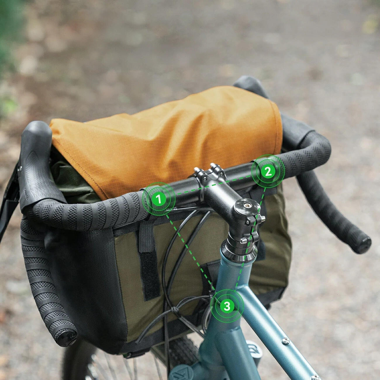 Rockbros fietsstuurtas 24 l 3/7