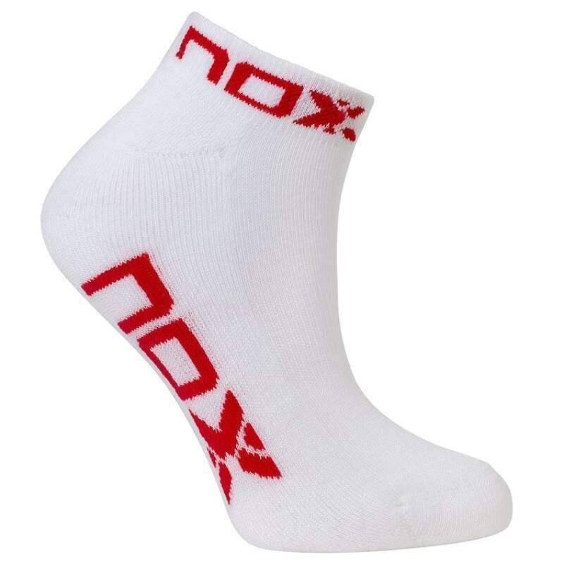 Meias mulher SÉRIE PRO SÉRIE Padel branco/azul NOX 5/5