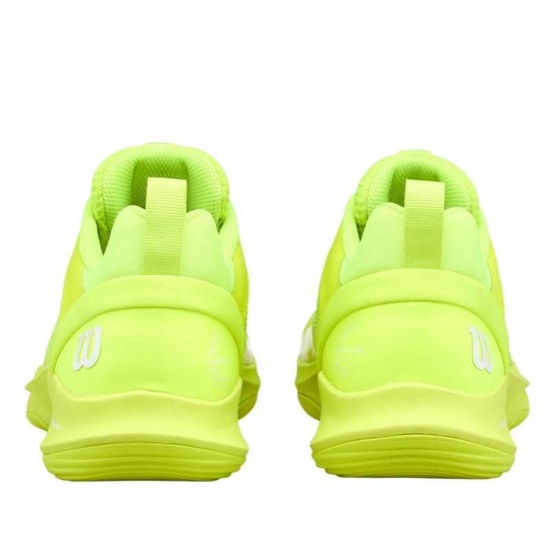 Tênis Wilson Hurakn Pro V2 Fluorescente Amarelo Branco 2/5