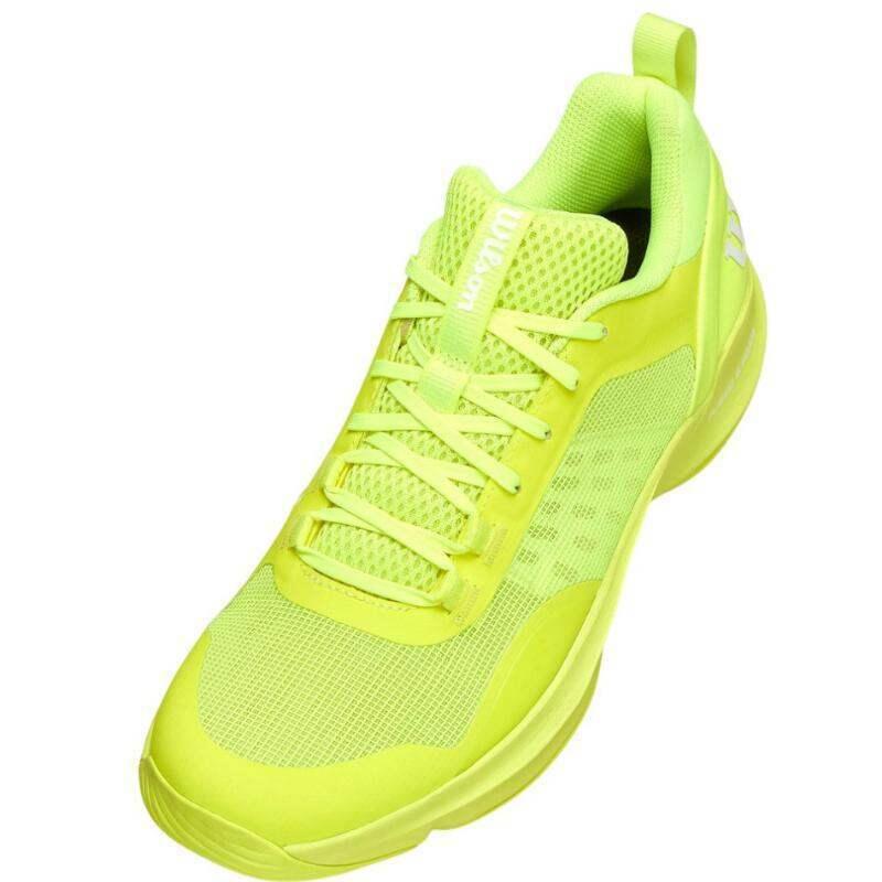 Tênis Wilson Hurakn Pro V2 Fluorescente Amarelo Branco 5/5