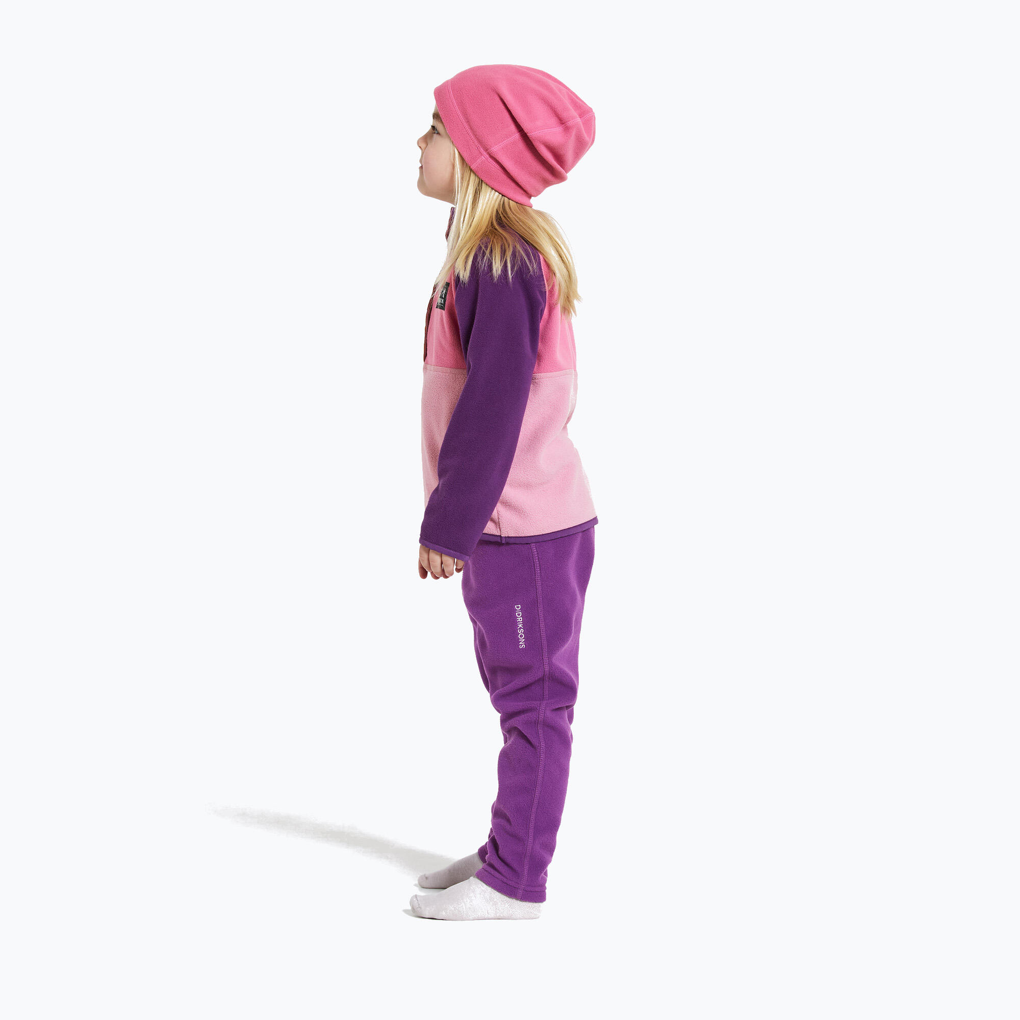 Bluza polarowa dziecięca Didriksons Monte Half Button 5/7