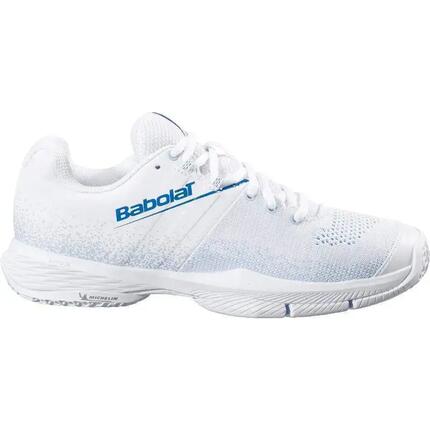 BABOLAT SENSA WOMEN Blanco/Azul SS25 (Zapatillas)