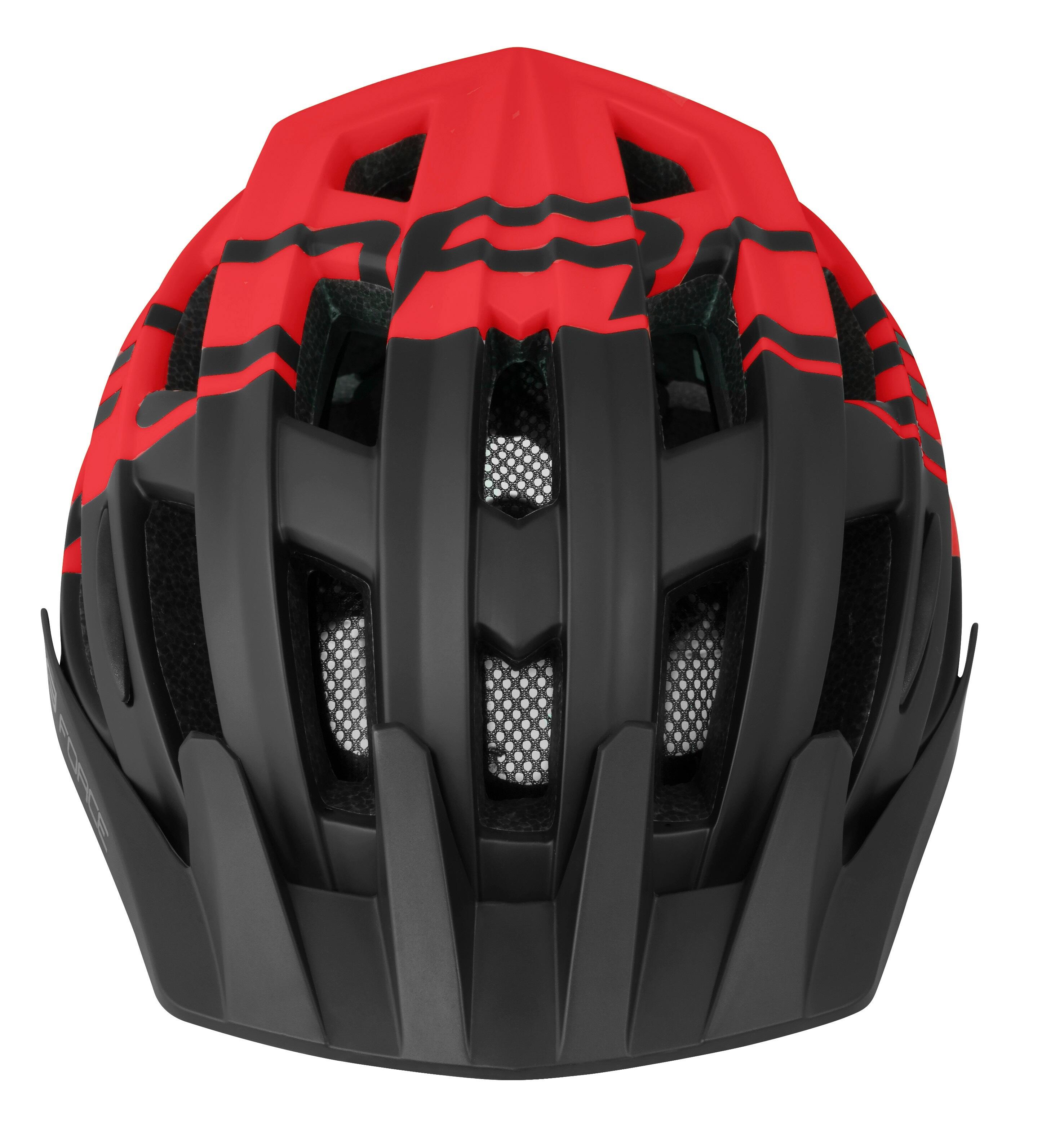 Capacete Force Corella MTB Preto/Vermelho 3/5