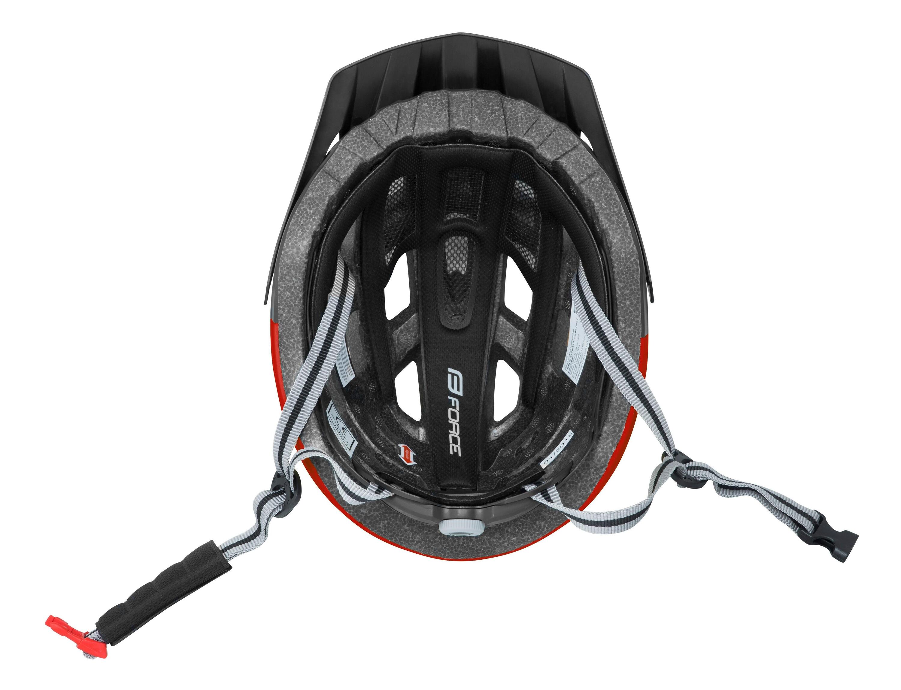 Capacete Force Corella MTB Preto/Vermelho 5/5