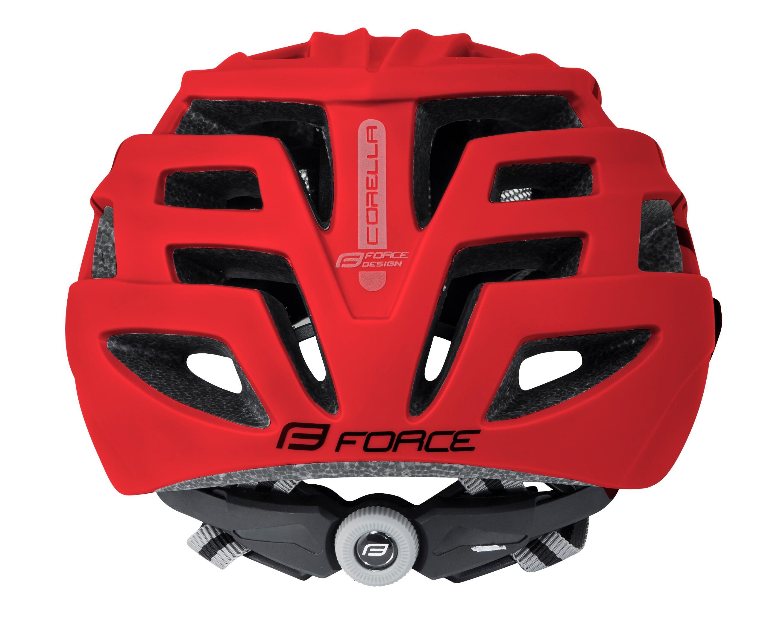 Capacete Force Corella MTB Preto/Vermelho 4/5