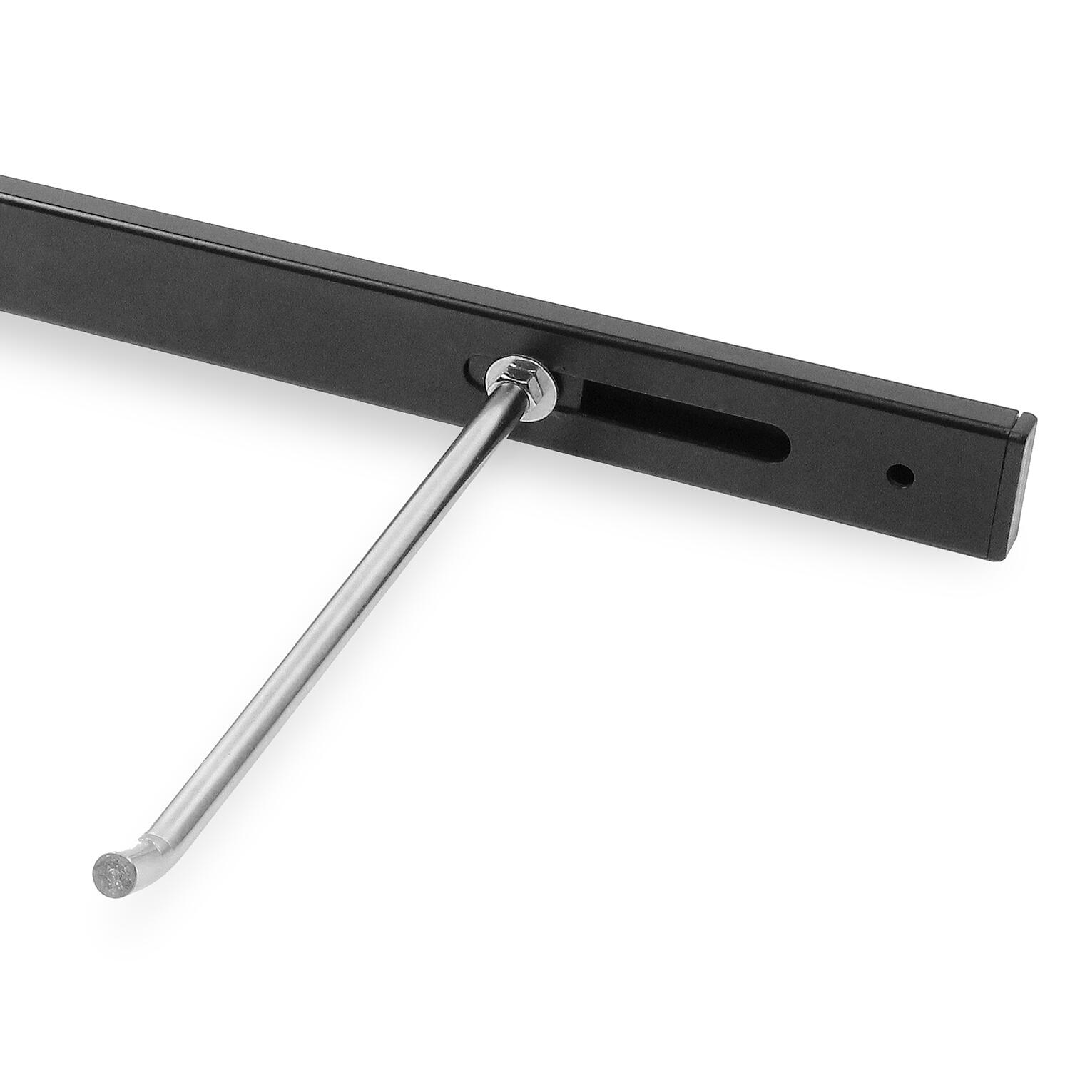 Exercise Mat Rack (Black/Silver) 14.17in - 20.08in 2/3