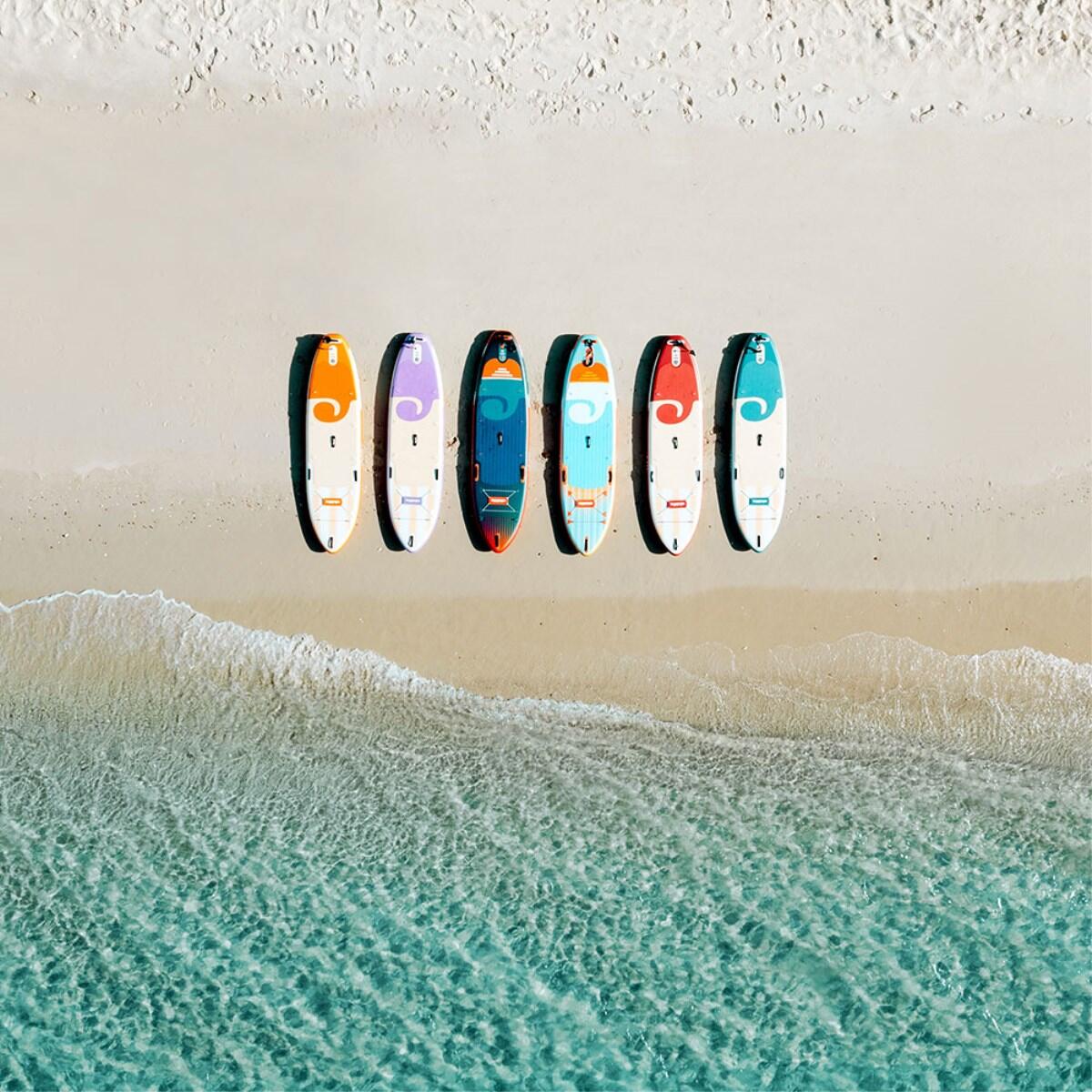 Pompowana deska SUP 11' Skiffo Rivage SUNSET - kajak 2w1 - Unikalny design 6/8