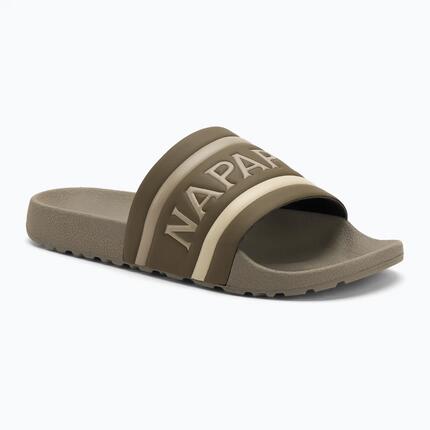 Claquettes homme Napapijri NP0A4IQV olive foncé 2