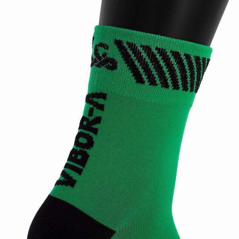Calzini Vibor-a Kait Mid-crew Verde/Nero 35-38 3/5