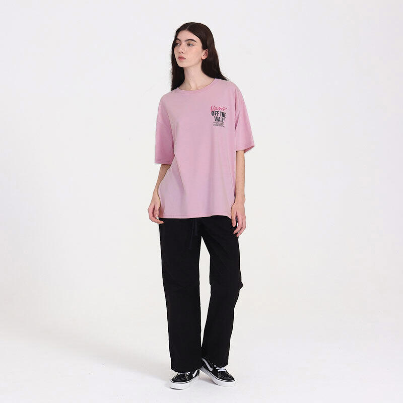 T-shirt Skate Femme Coton Coupe Oversize Wall Outsized 3/3
