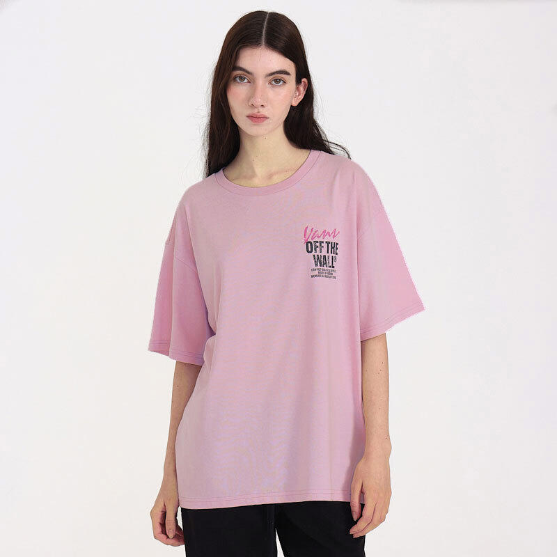 T-shirt Skate Femme Coton Coupe Oversize Wall Outsized 2/3