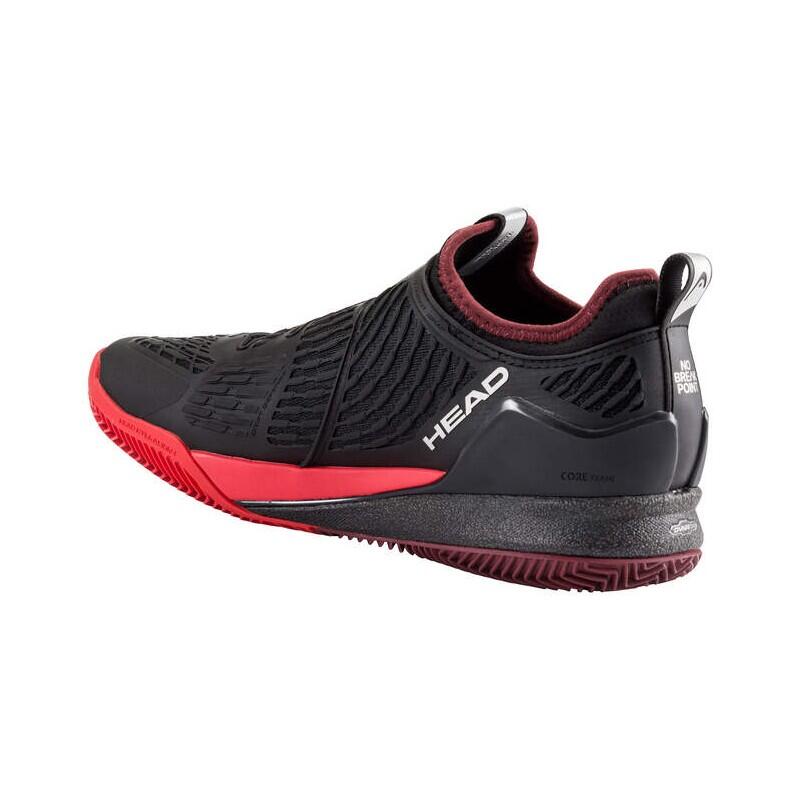 Zapatillas Head Endure Pro BOA Clay Negro Rojo 3/5