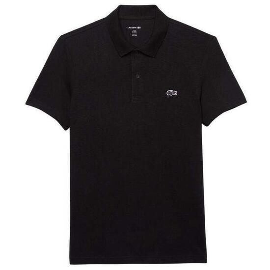 Pole lacoste in forma normale in cotone nero
