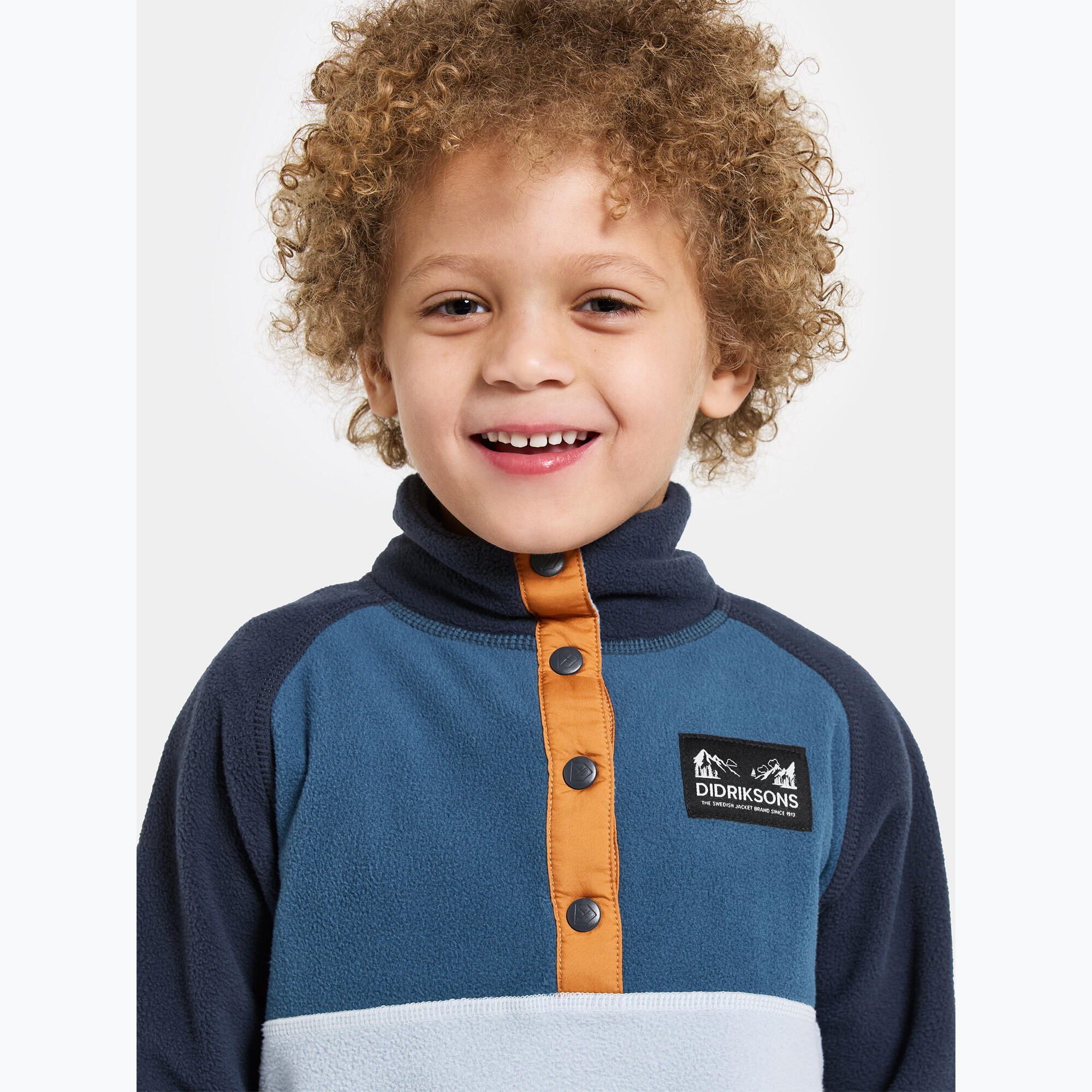 Bluza polarowa dziecięca Didriksons Monte Half Button 6/7