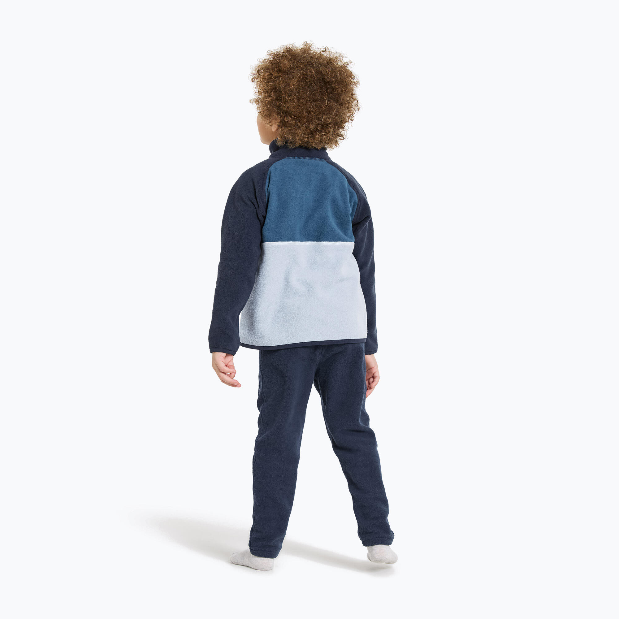 Bluza polarowa dziecięca Didriksons Monte Half Button 3/7