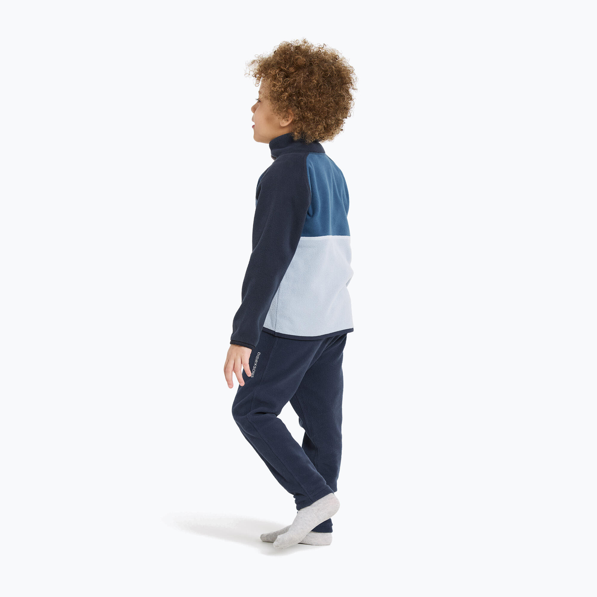 Bluza polarowa dziecięca Didriksons Monte Half Button 5/7