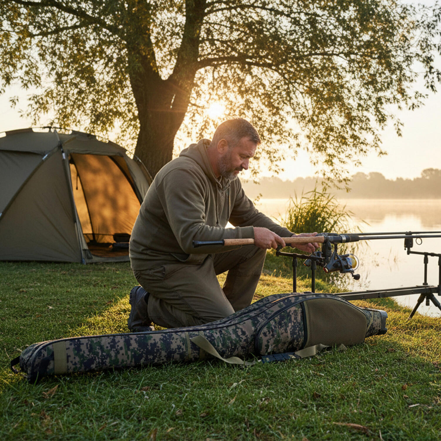 il Lago Passion Hardcase Rutenfutteral Digi Camou 3/3