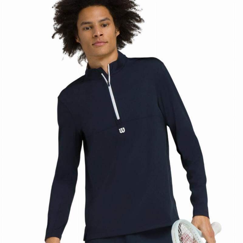 Mezza zip da uomo Elevate Performance blu scuro 4/5