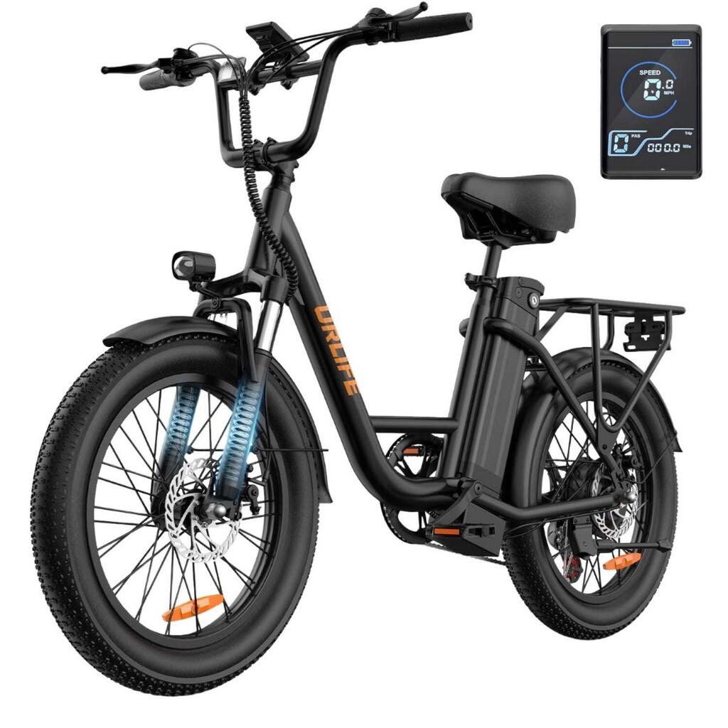 Електрически велосипед URLIFE E20 250W 48V 13Ah 20 Inch черен