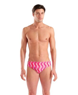 Kąpielówki męskie arena ripple print swim briefs
