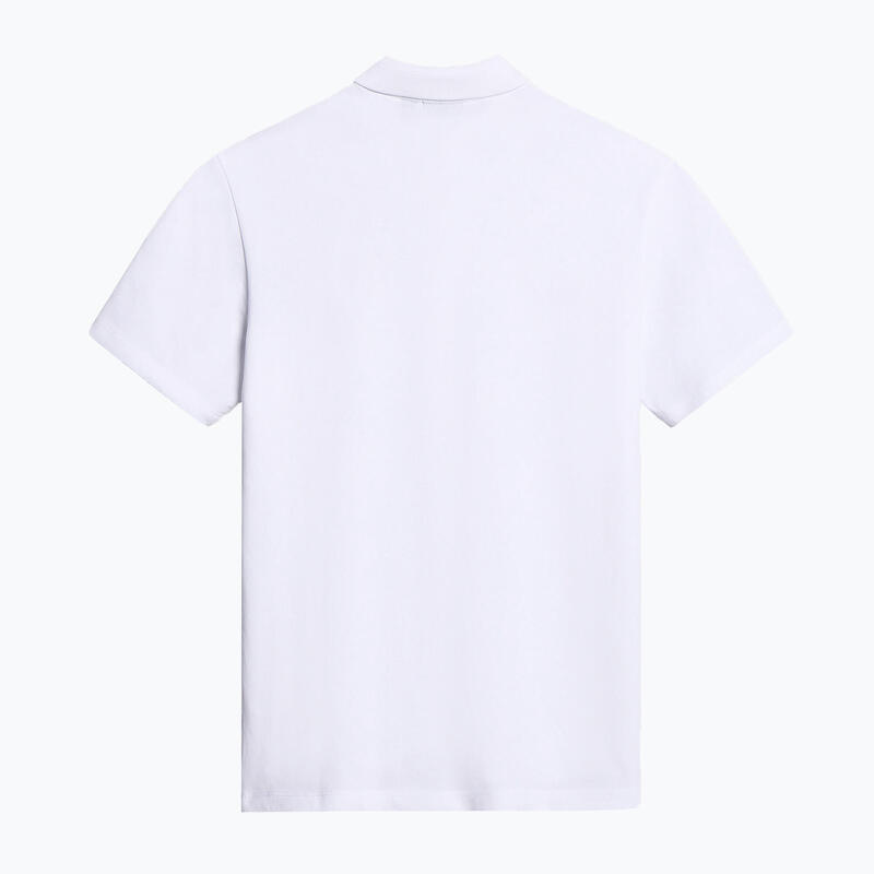 Tricou polo barbati din bumbac cu logo alb