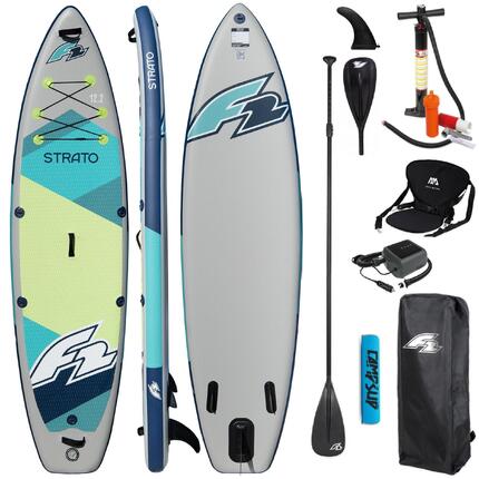 Deska Sup Pompowana F2 Strato 12'2" Green SUPER COMBO