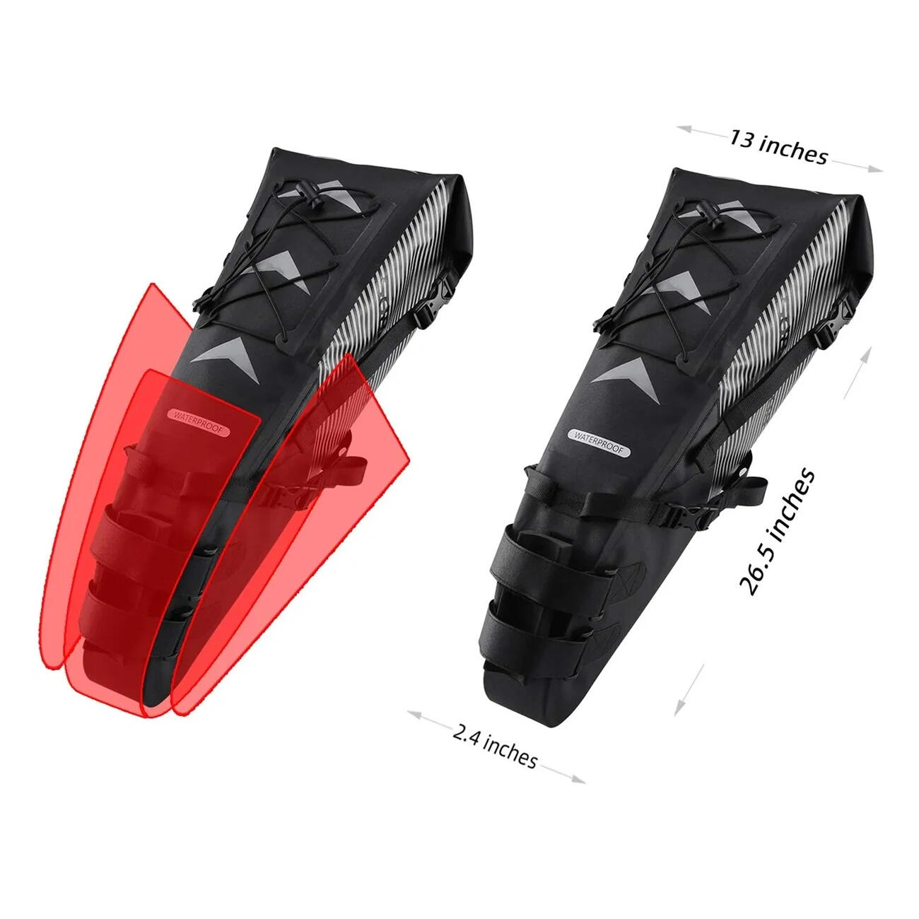 Cyklistická taška Rockbros podsedlová 10 l 2/7