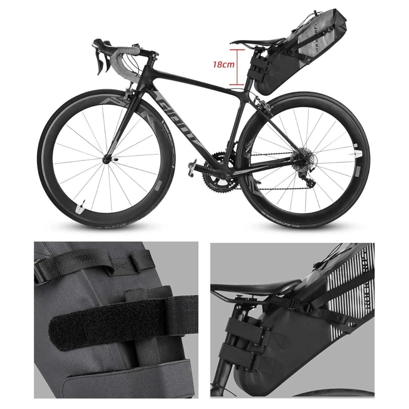 Cyklistická taška Rockbros podsedlová 10 l 4/7