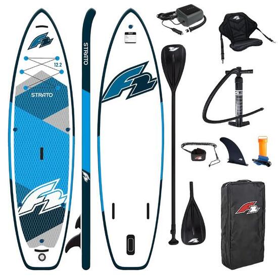 Deska SUP Pompowana F2 Strato 12'2 - 372 cm Combo + Elektryczna pompka PBG6