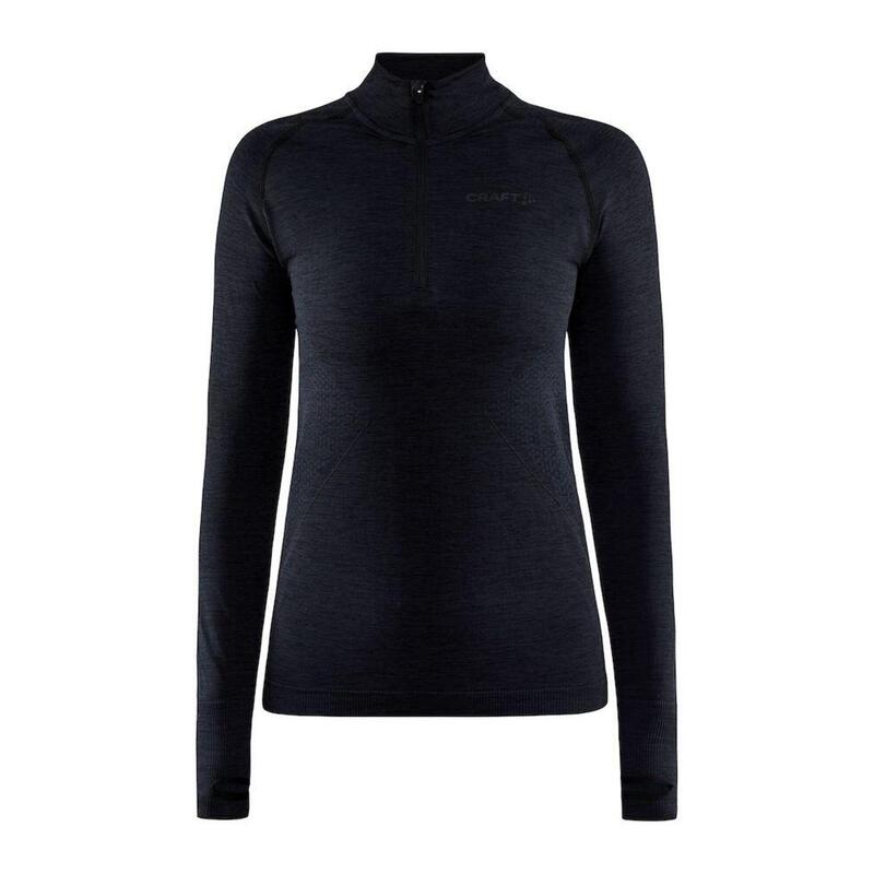 CORE DRY ACTIVE COMFORT HALF ZIP BASELAYER WOMEN BLACK