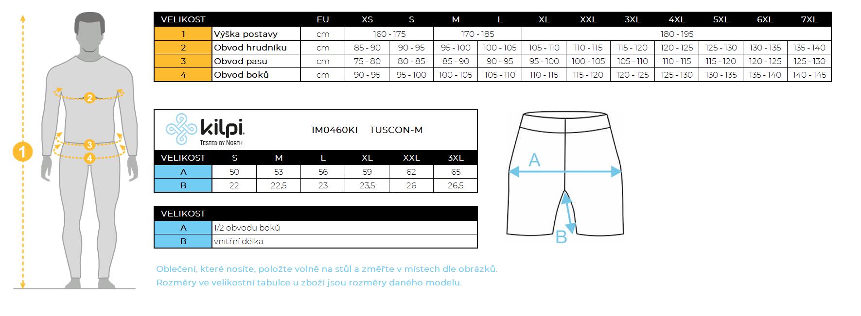 Short en coton pour homme Kilpi TUSCON-M 5/5