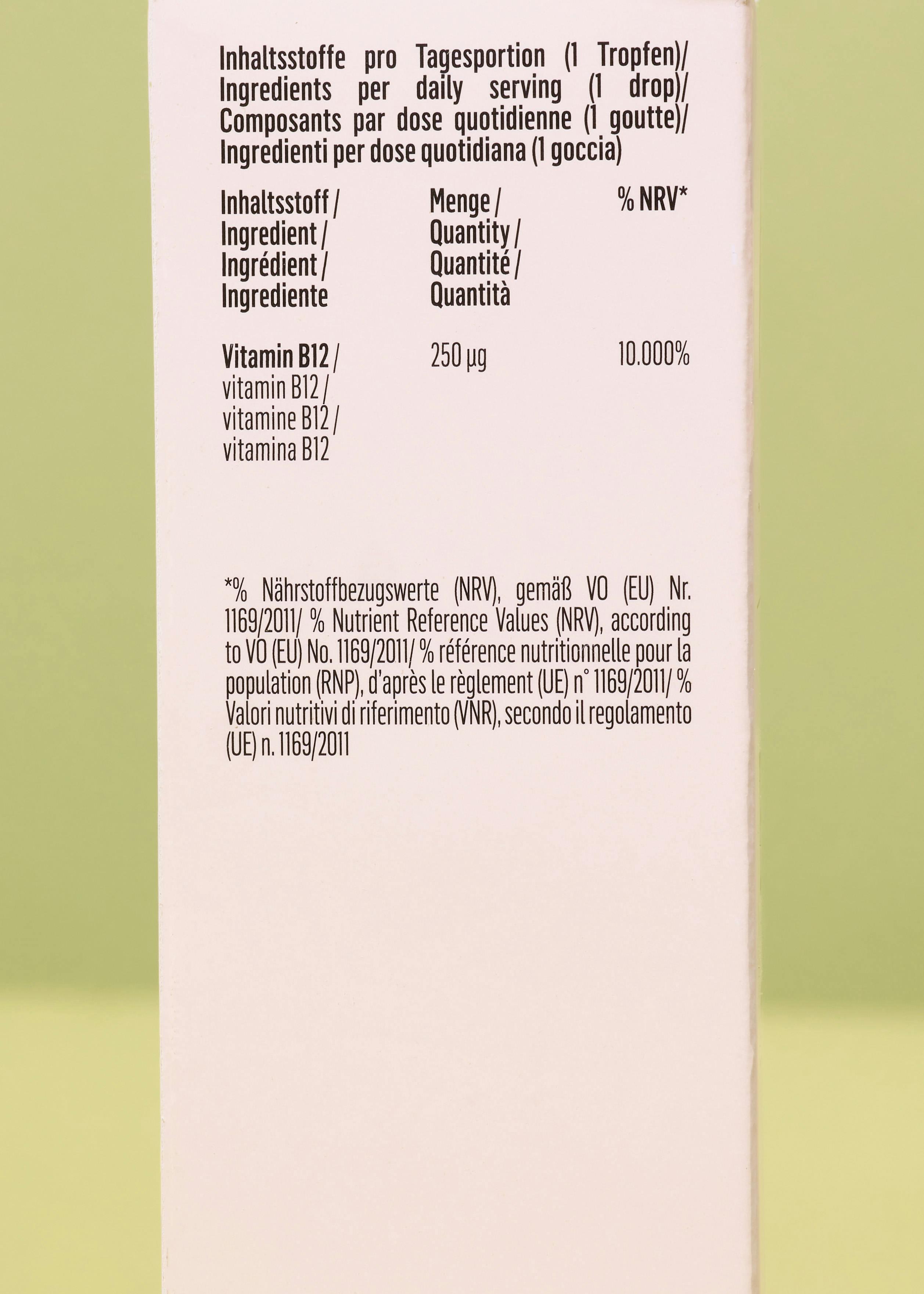 Vitamine B12 en gouttes 50 ml 6/6
