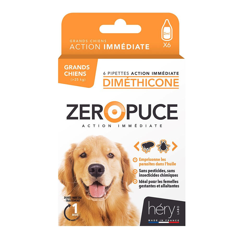Antiparasite pour chien Héry Pipet G ZP (x6) 1/2
