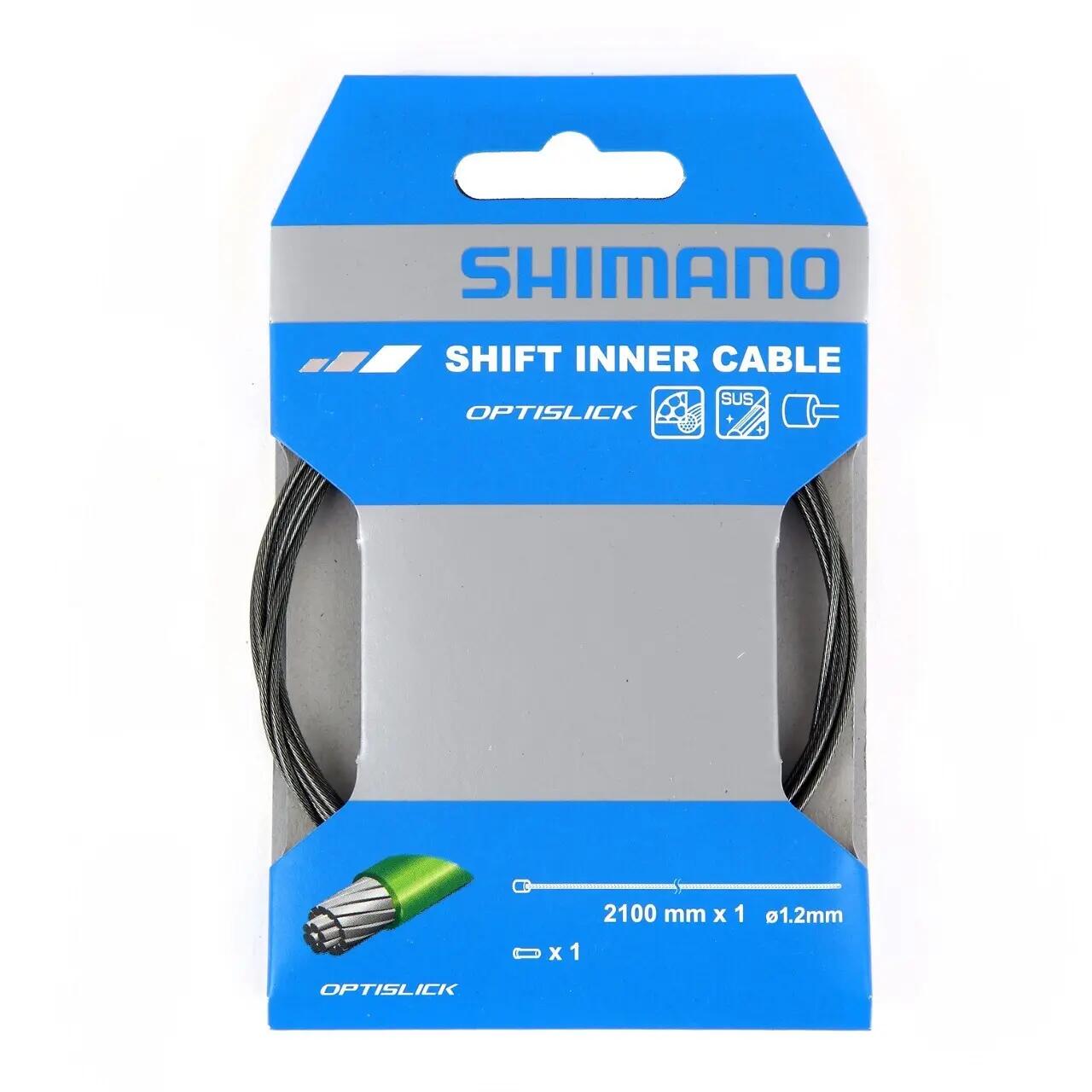 Cavo deragliatore Shimano Optislick ø1.2mm x 2100mm 3/3