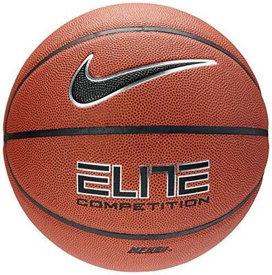 Nike elite competition basketbal maat 7 amber/black/metallic silver