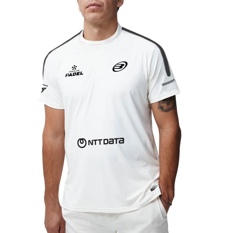 Bullpadel Juan Tello Montse camiseta branca 3/7