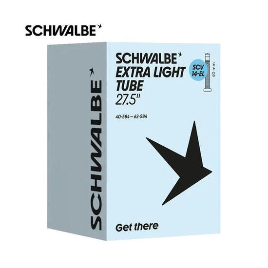 SCHWALBE dętka 27,5" 40/62-584, wentyl 40 mm, czarna